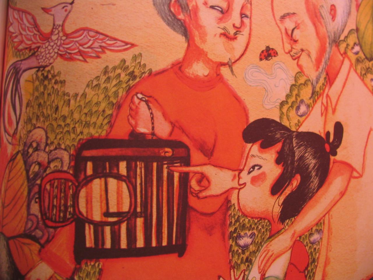 oiseau cage